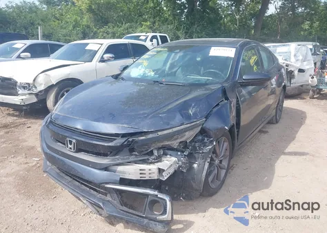 2019 Honda Civic Ex из США, поврежденный, VIN 19XFC1F34KE007990